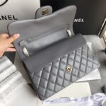 Ch@nel Flap Bag-Lambskin-Gold-30CM - Image 5