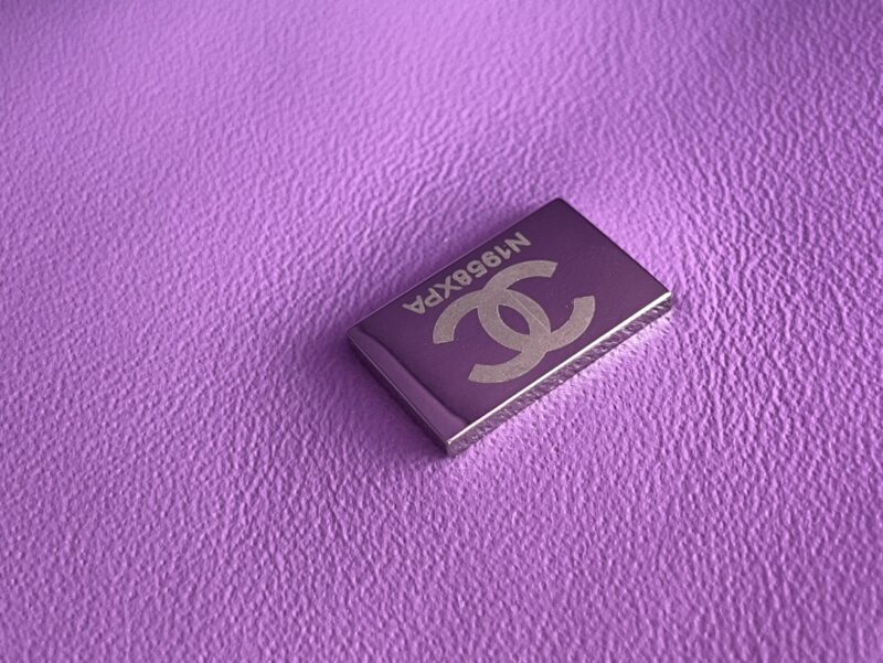 Ch@nel Flap Bag-Lambskin Leather-25CM - Image 9