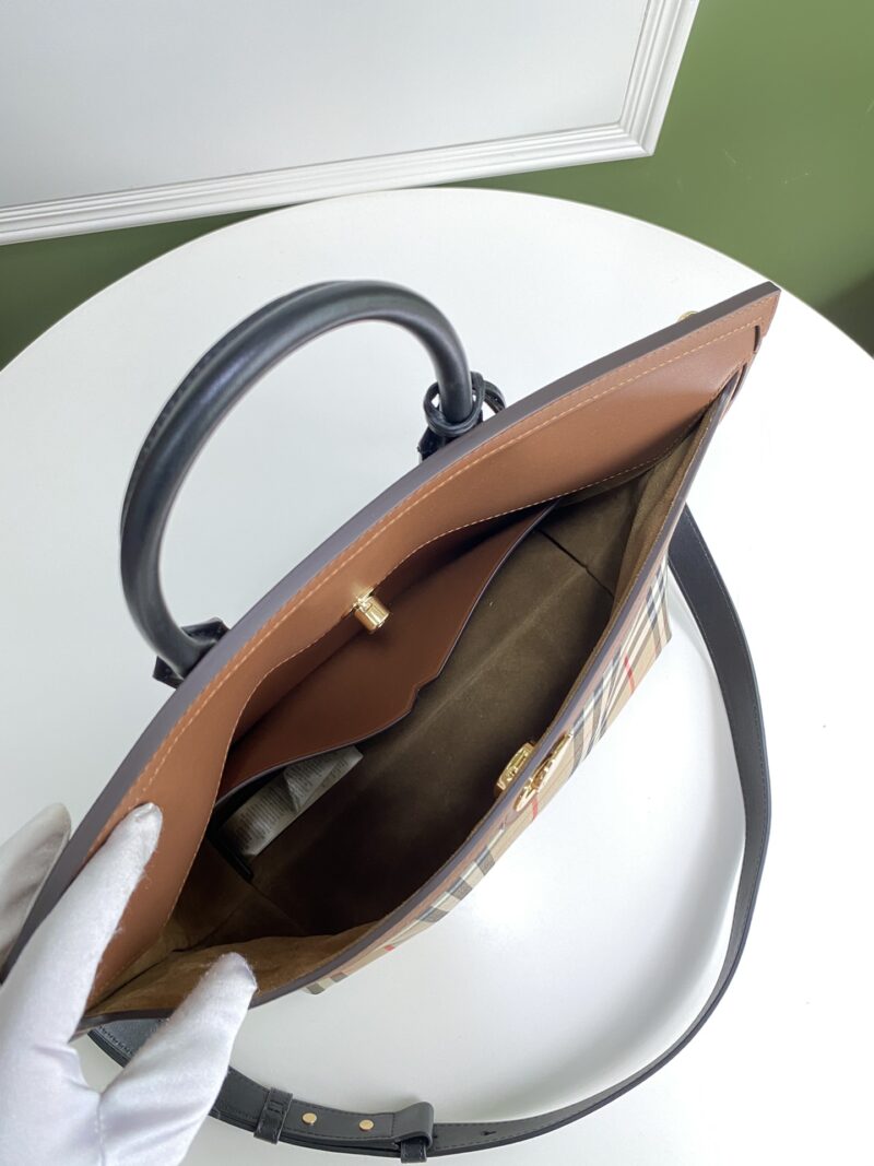 Burberry Society Vintage Tote-28*36*29CM - Image 4