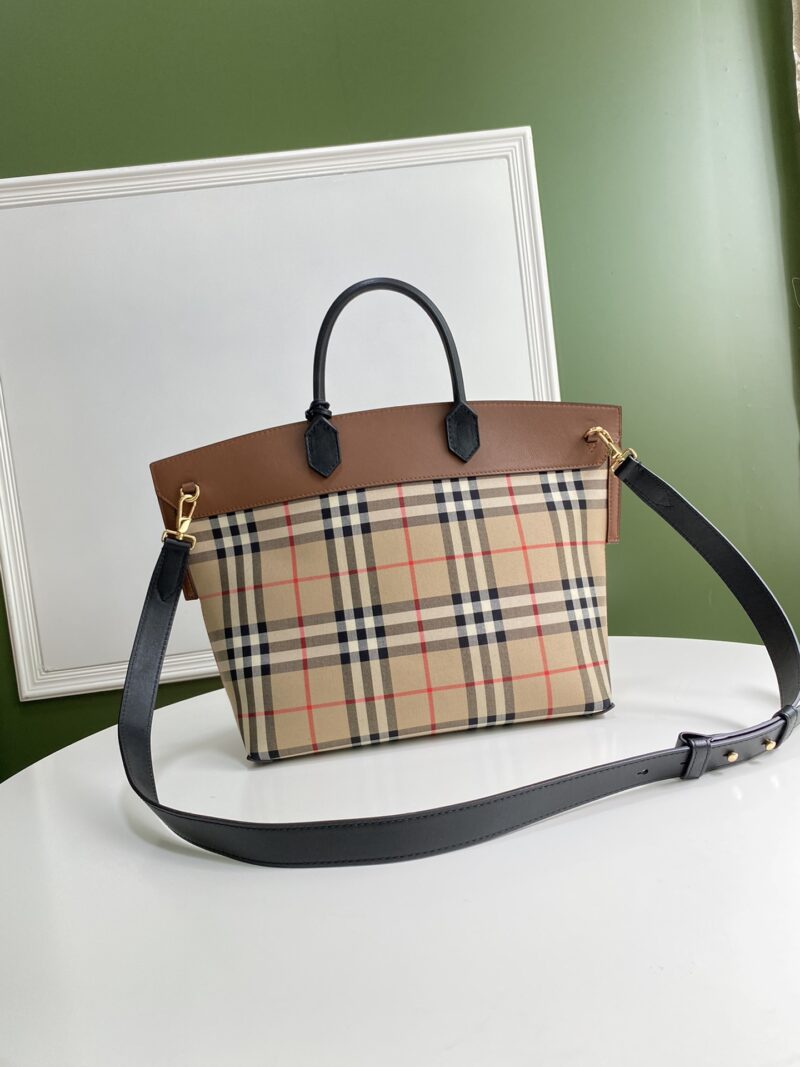 Burberry Society Vintage Tote-28*36*29CM - Image 7