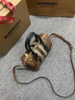 Burberry Bowling Bag-18.5x11x12CM