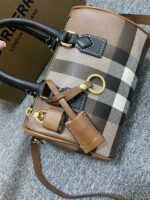 Burberry Bowling Bag-18.5x11x12CM - Image 2