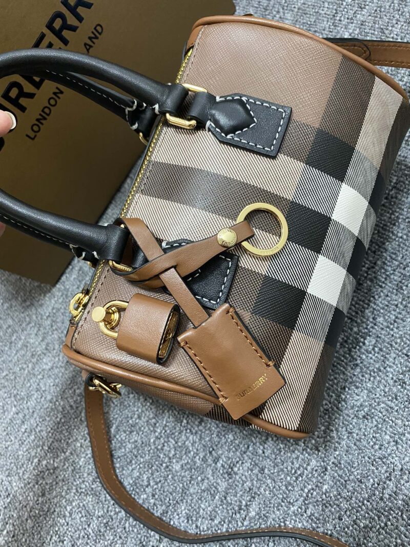 Burberry Bowling Bag-18.5x11x12CM - Image 2