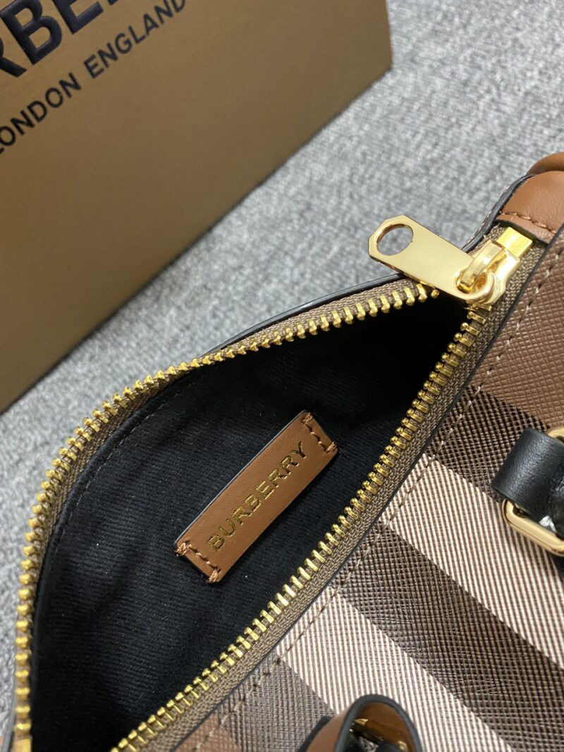 Burberry Bowling Bag-18.5x11x12CM - Image 8