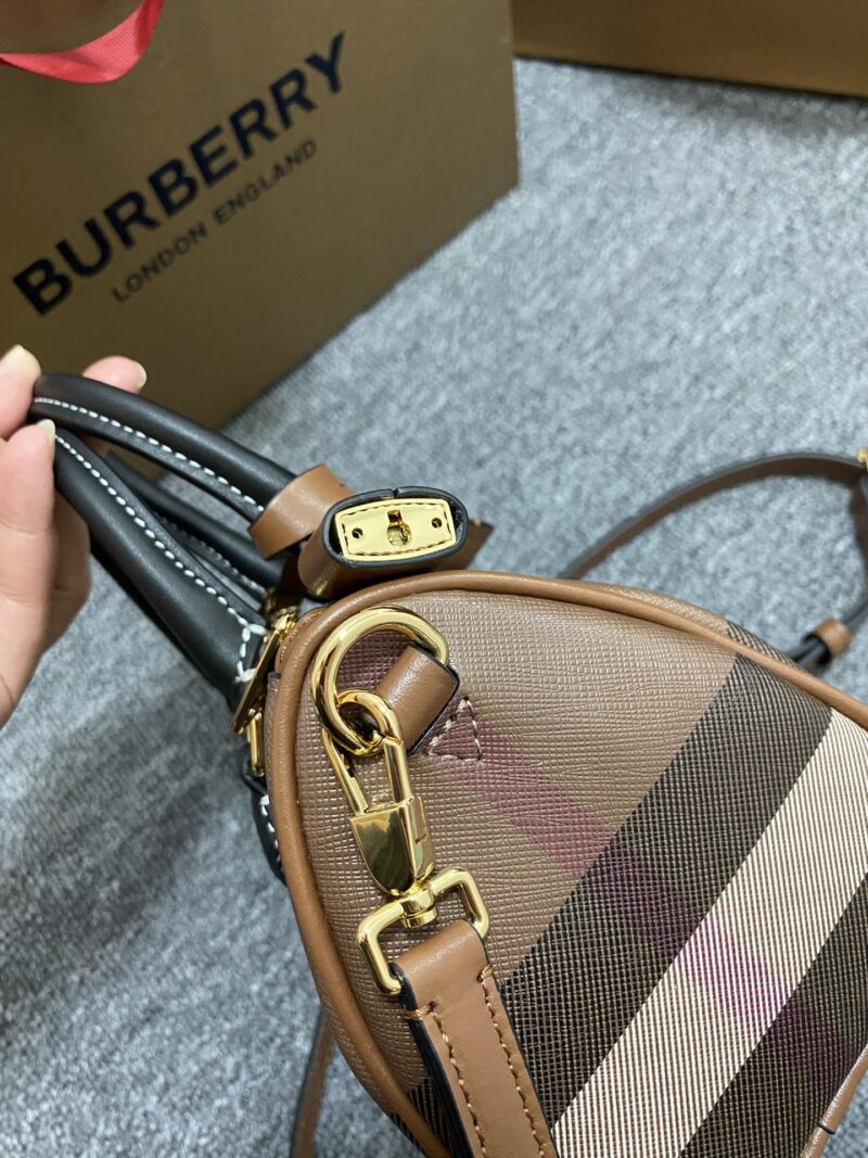 Burberry Bowling Bag-18.5x11x12CM - Image 7