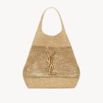YSL icare in raffia