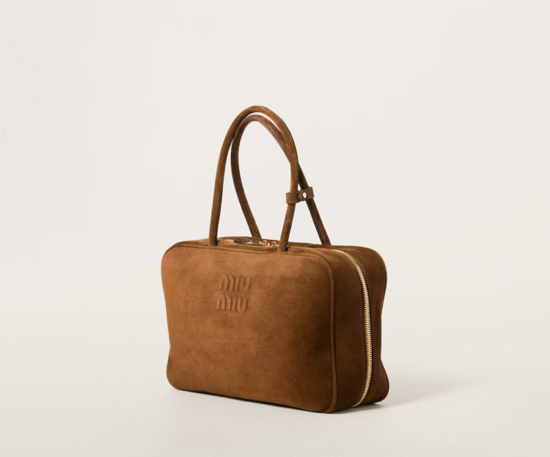 MIU MIU SUEDE BEAU BAG - Image 3