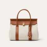 LORO PIANA Loom bag L25 Cotton&Calfskin