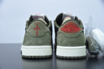 TRAVIS SCOTT X AIR JORDAN 1 LOW DARK MOCHA BLACK CQ4277-105 - Image 8