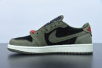 TRAVIS SCOTT X AIR JORDAN 1 LOW DARK MOCHA BLACK CQ4277-105 - Image 9