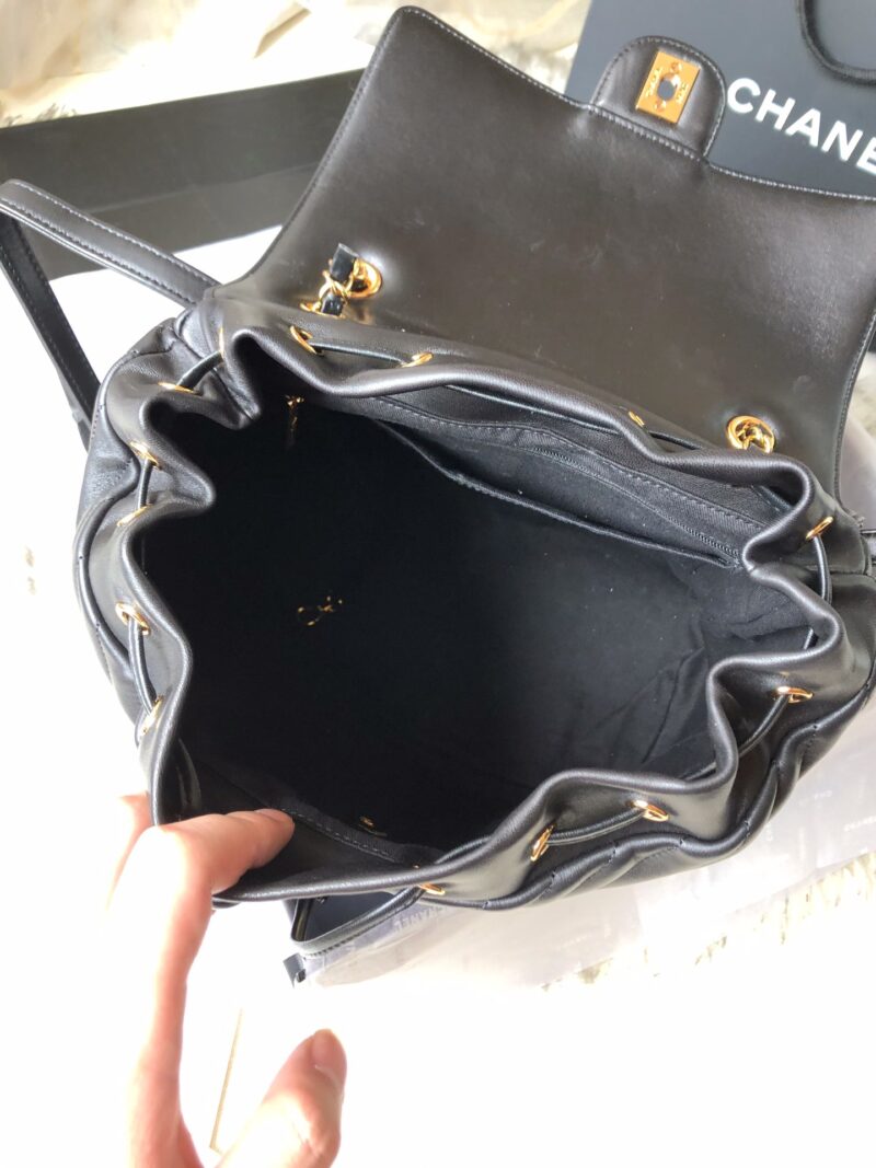 Ch@nel Backpack-Gold Hardware-20*25*10&30*25*15CM - Image 8