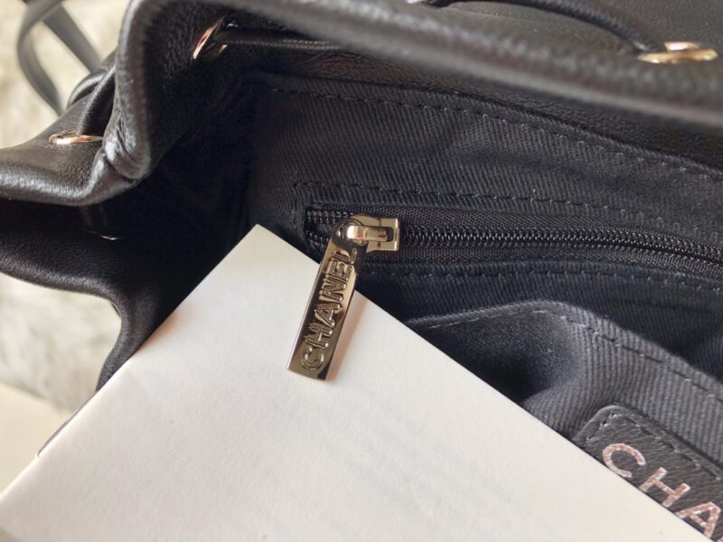 Ch@nel Backpack-Silver Hardware-20*25*10&30*25*15CM - Image 5