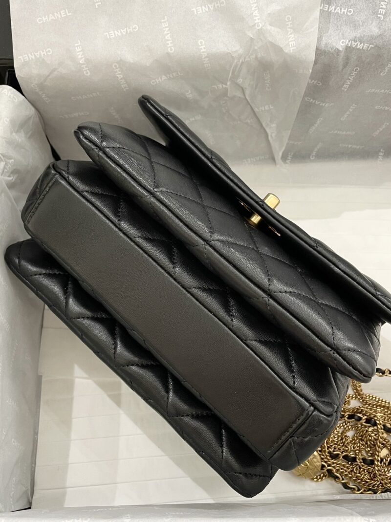 Ch@nel Flap Bag-21.5*14*10CM - Image 3