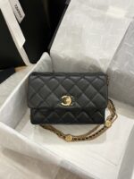 Ch@nel Flap Bag-21.5*14*10CM - Image 8