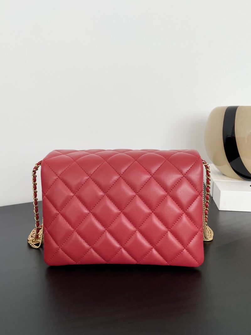 Ch@nel Flap Bag-21.5*14*10CM - Image 10