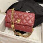 Ch@nel Flap Bag-21.5*14*10CM - Image 11