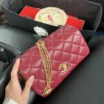 Ch@nel Flap Bag-21.5*14*10CM - Image 3
