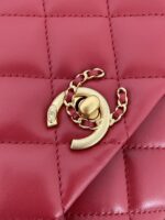 Ch@nel Flap Bag-21.5*14*10CM - Image 5