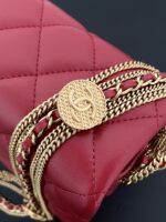 Ch@nel Flap Bag-21.5*14*10CM - Image 6