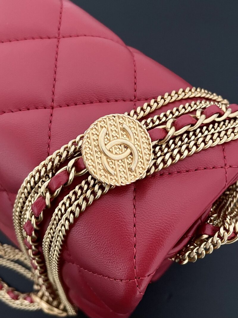 Ch@nel Flap Bag-21.5*14*10CM - Image 6