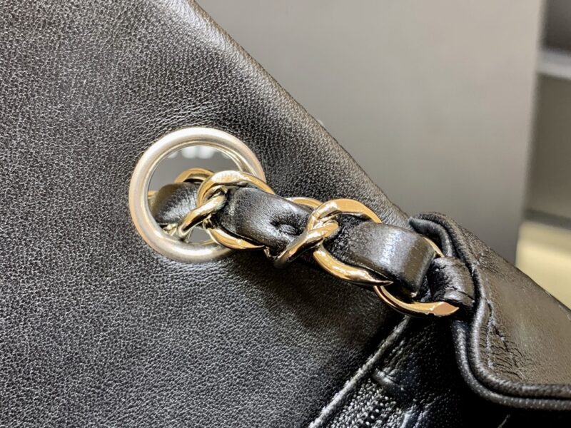 Ch@nel Flap Bag-Lambskin-17CM - Image 9