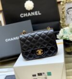 Ch@nel Flap Bag-Lambskin-17CM - Image 2