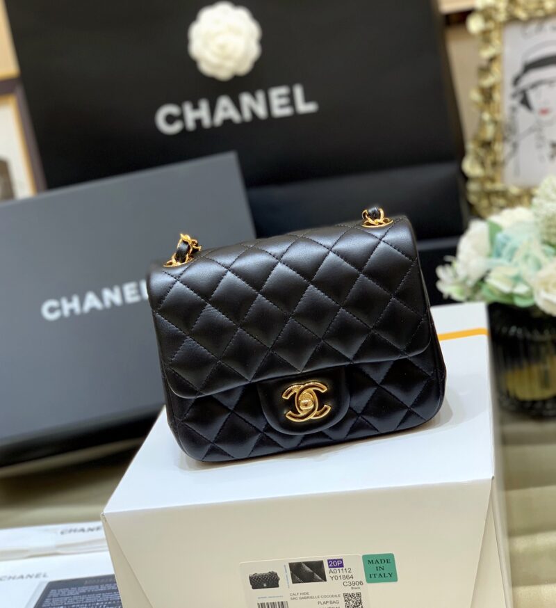 Ch@nel Flap Bag-Lambskin-17CM - Image 2