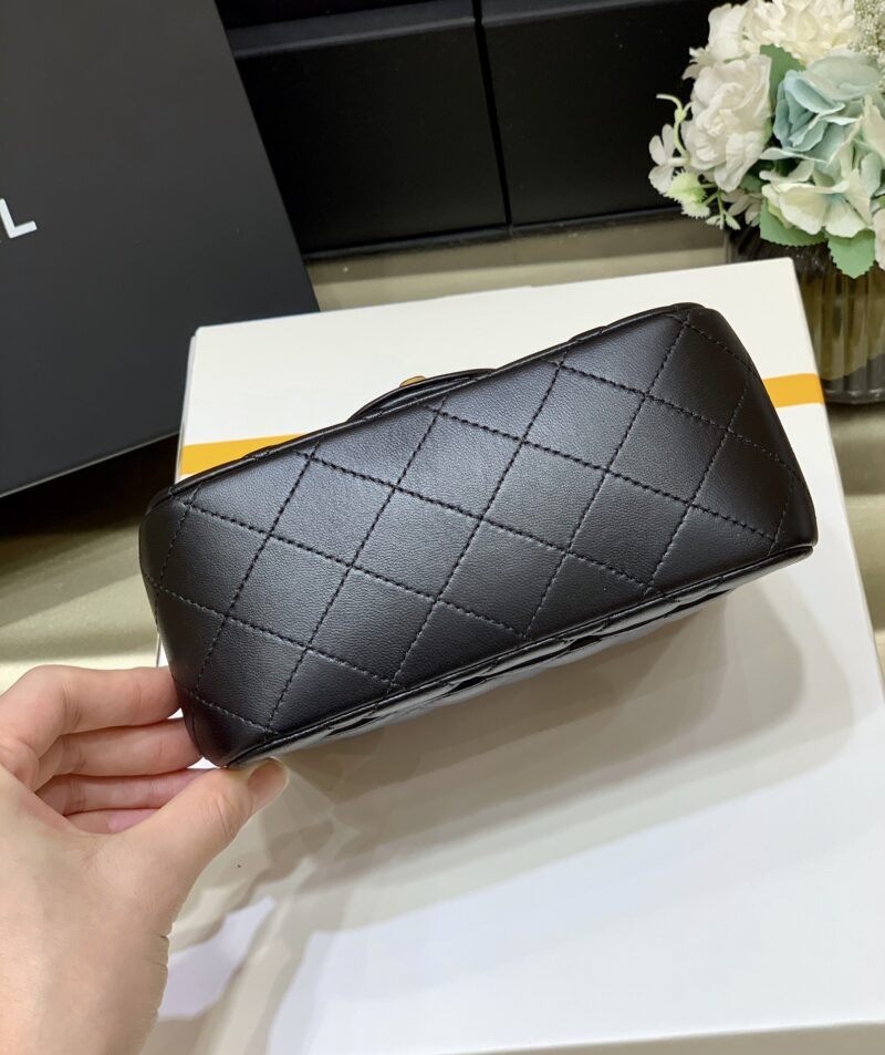 Ch@nel Flap Bag-Lambskin-17CM - Image 6