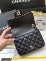 Ch@nel Flap Bag-Caviar-17CM - Image 7