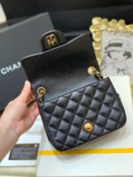 Ch@nel Flap Bag-Caviar-17CM - Image 7