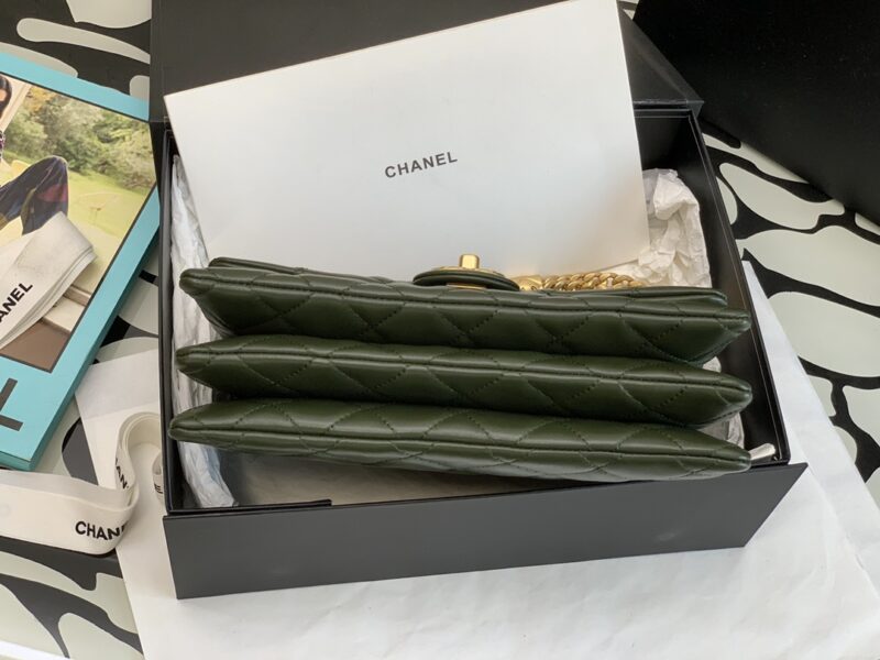 Ch@nel Flap Bag-24.5*15.5*6.5CM - Image 9