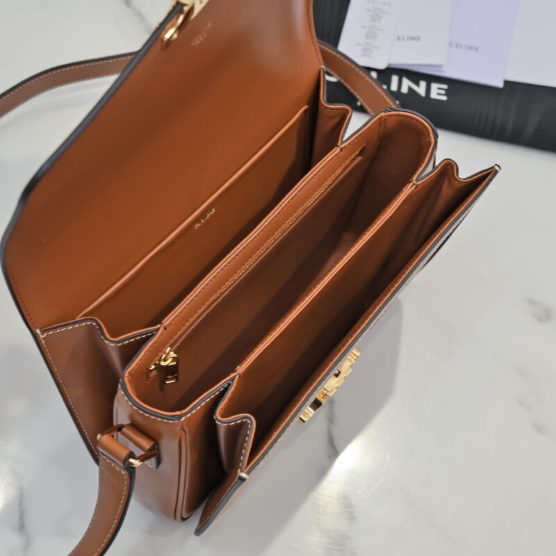 Celin Triomphe Shoulder Bag-22.5x16.5x7.5CM - Image 2