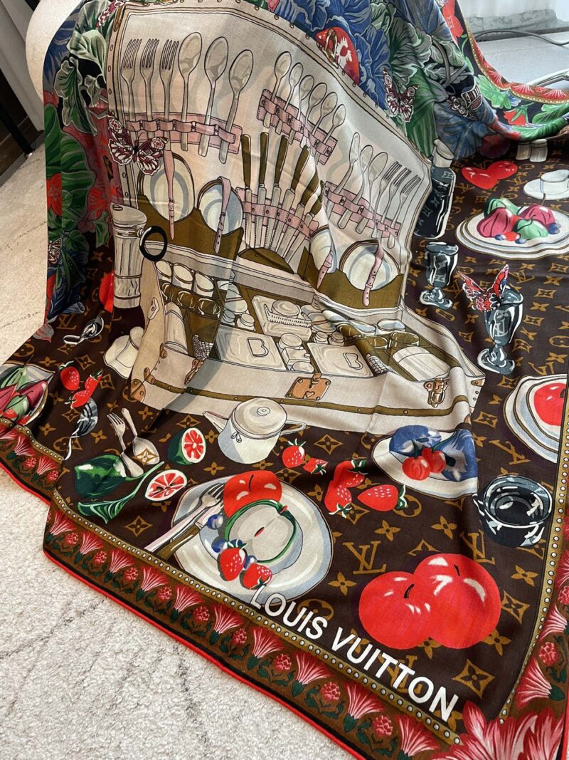 Louis Vuitton Square Towel-140*140CM - Image 8