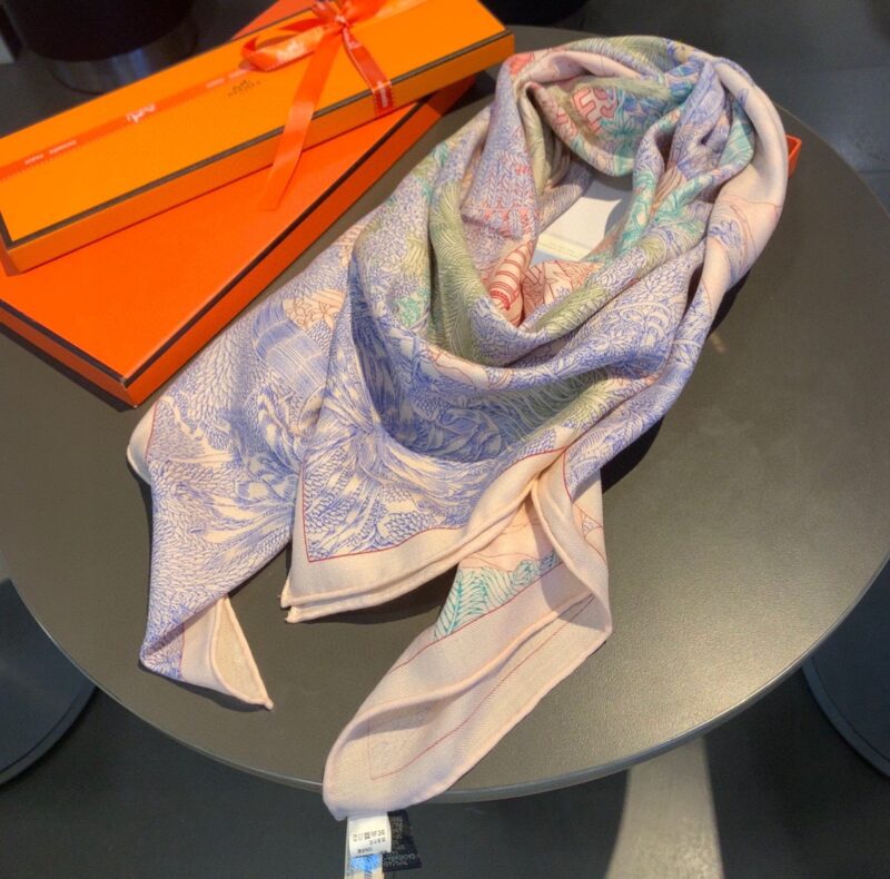 Hermes Square Towel-140*140CM - Image 8