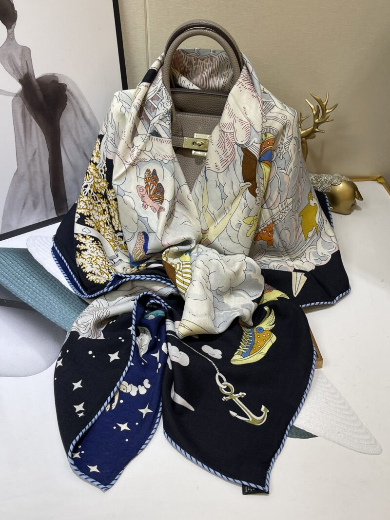 Hermes Square Towel-140*140CM - Image 2