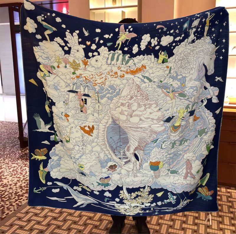 Hermes Square Towel-140*140CM - Image 8