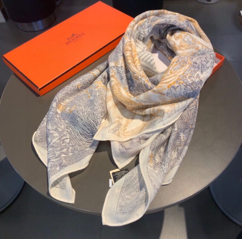 Hermes Square Towel-140*140CM - Image 8