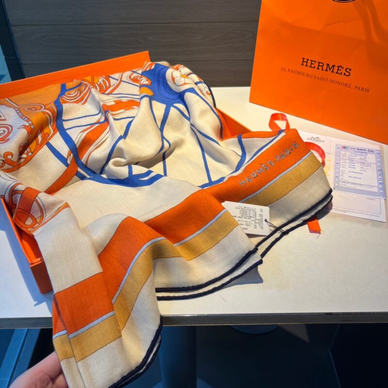 Hermes Square Towel-140*140CM - Image 6