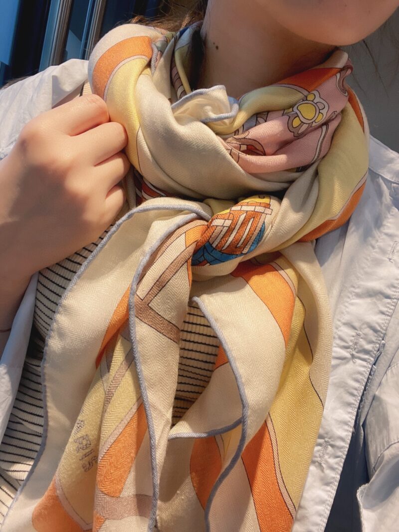 Hermes Square Towel-140*140CM - Image 3