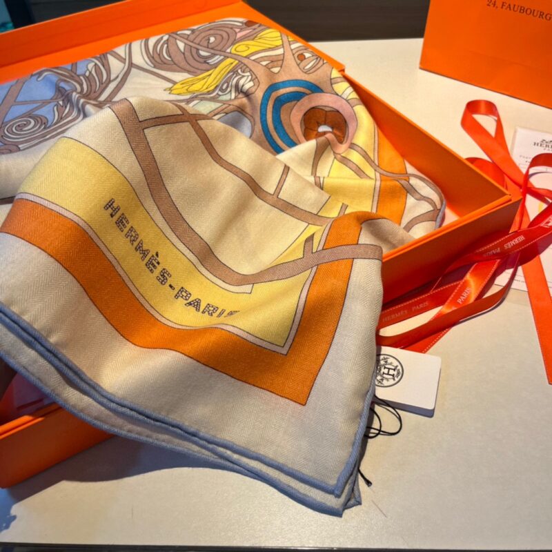 Hermes Square Towel-140*140CM - Image 6