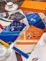 Hermes Cashmere Scarf-80*200CM - Image 8