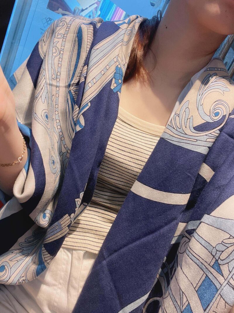 Hermes Square Towel-140*140CM - Image 3