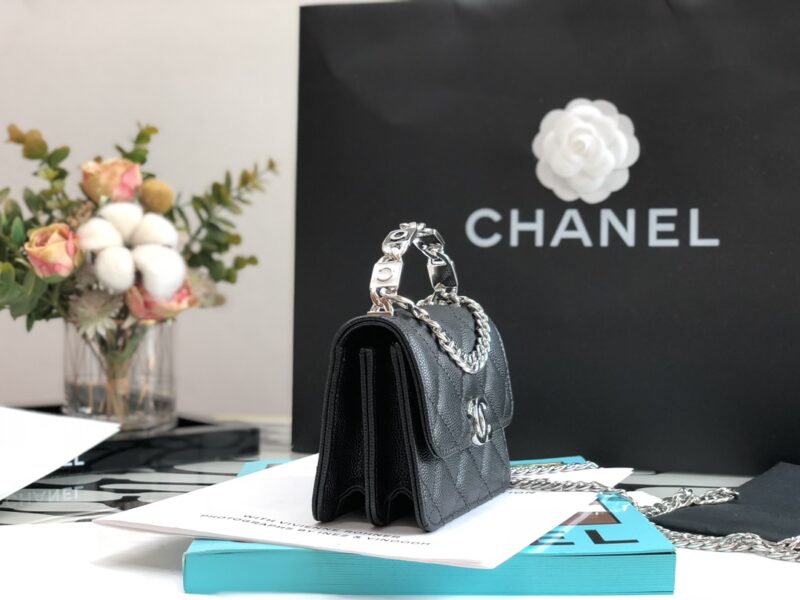 CHANLE Vintage Chain Bag-13*9.5*6CM - Image 4