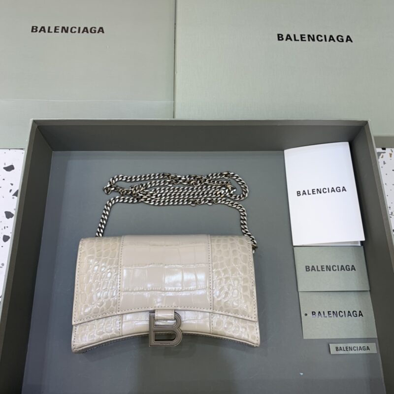 Balenciaga Hourglass Wallet On Chain-19*4*12CM - Image 3