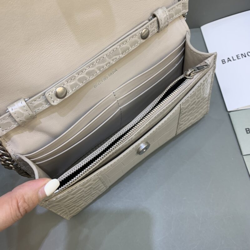 Balenciaga Hourglass Wallet On Chain-19*4*12CM - Image 7