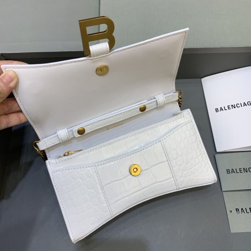 Balenciaga Hourglass Wallet On Chain-19*4*12CM - Image 6