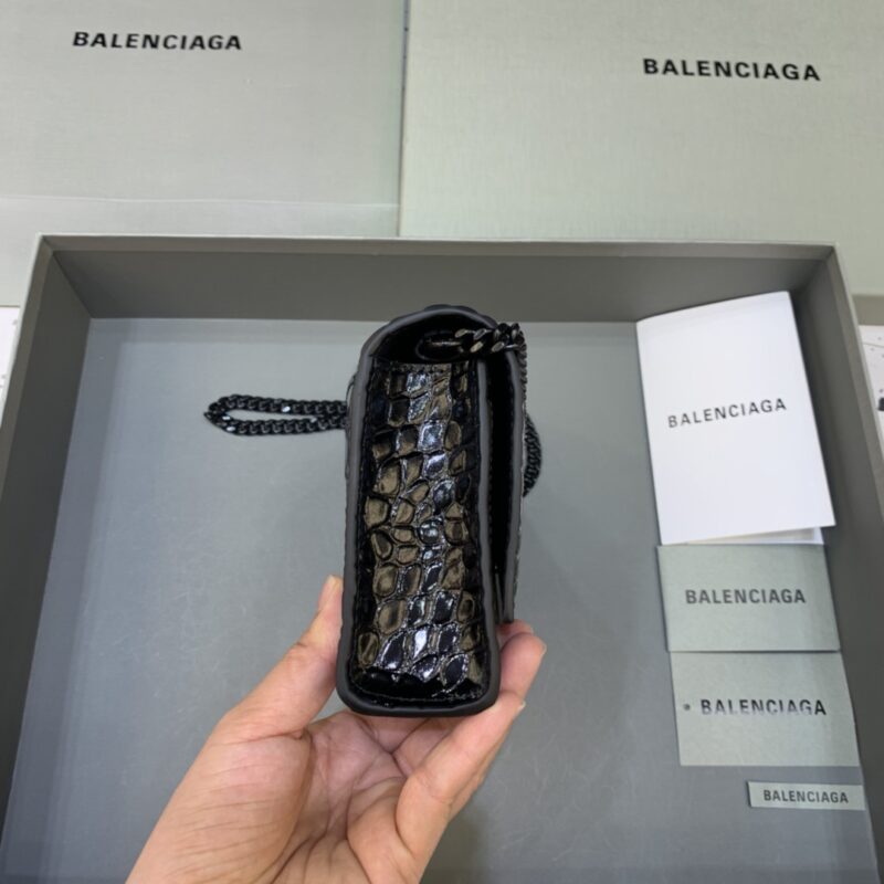 Balenciaga Hourglass Wallet On Chain-19*4*12CM - Image 4