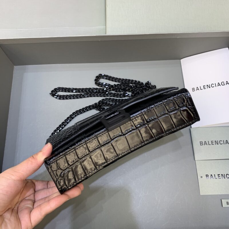 Balenciaga Hourglass Wallet On Chain-19*4*12CM - Image 5