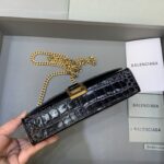 Balenciaga Hourglass Wallet On Chain-19*4*12CM - Image 4