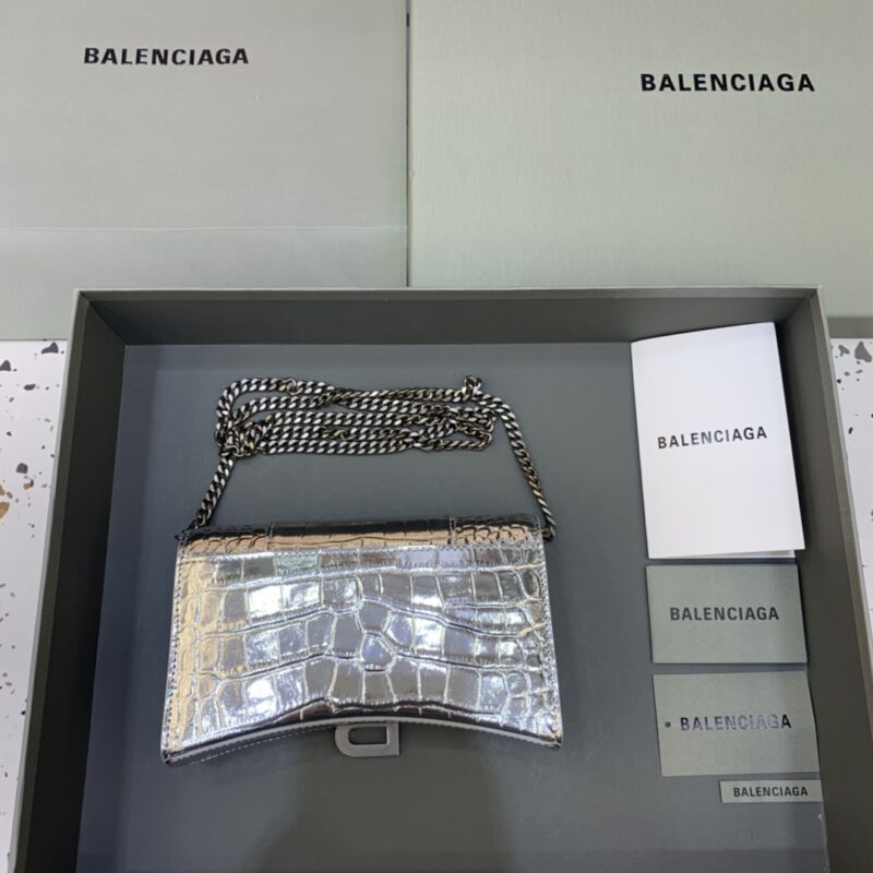 Balenciaga Hourglass Wallet On Chain-19*4*12CM - Image 3